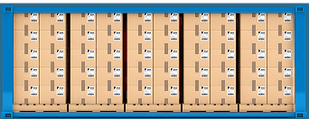 Full container mobile illustration